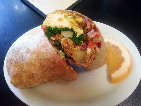 Breakfast Burrito from Blossoming Lotus