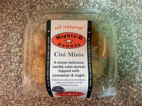 Mighty O Donuts's Cini Minis from Whole Foods