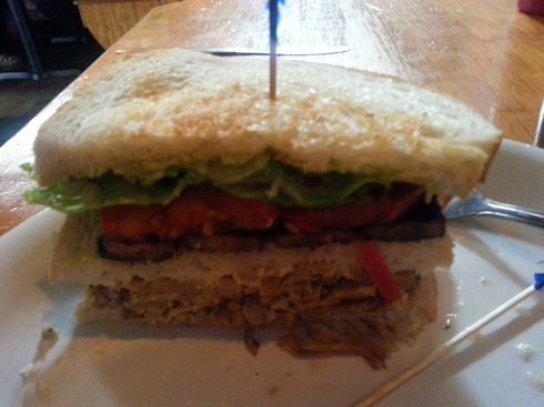 Vegan Club Sandwich from Vita Cafe